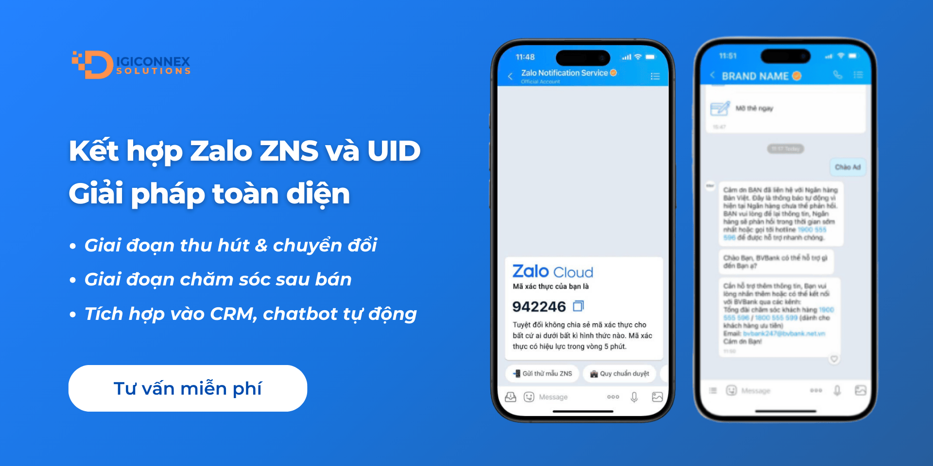 Zalo ZNS và Zalo UID